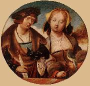 ENGELBRECHTSZ., Cornelis, St Cecilia and her Fiance sdf